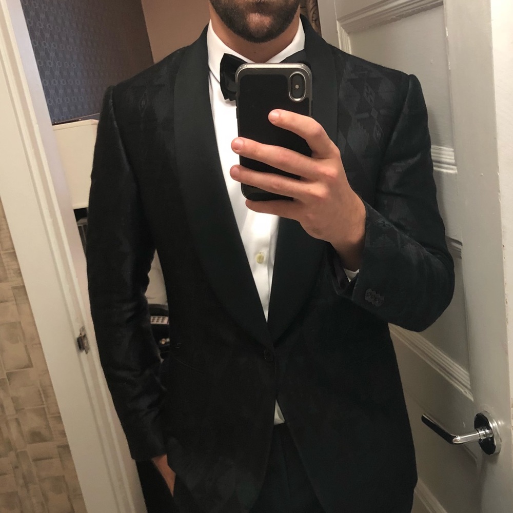 Anthony Silk-Cashmere One-Button Tuxedo